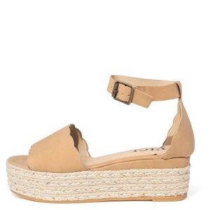 VICI Women's Camel Brown Mackenzie Espadrille Platform Sandals ~ Ladies Size 9